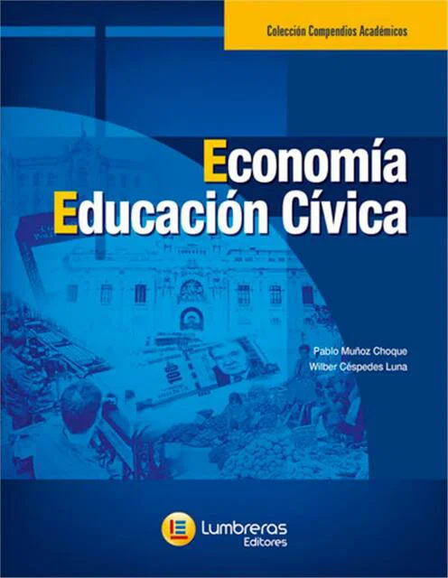 Portada del Compendio Académico de Economía y Educación Cívica