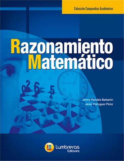 Portada del Compendio Académico de Razonamiento Matemático