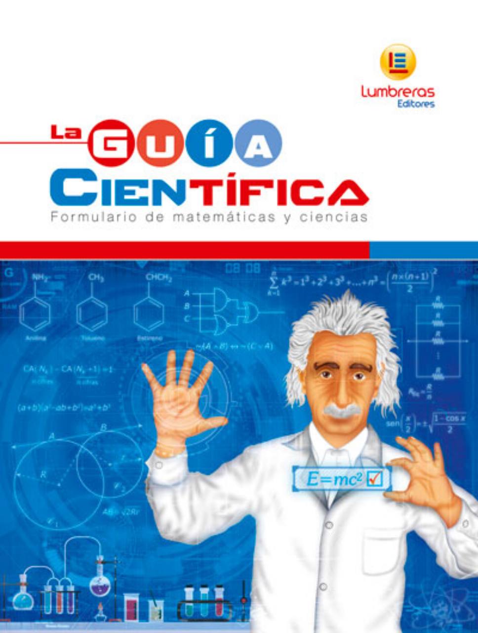 Portada azul de La Guía Científica, edición antigua