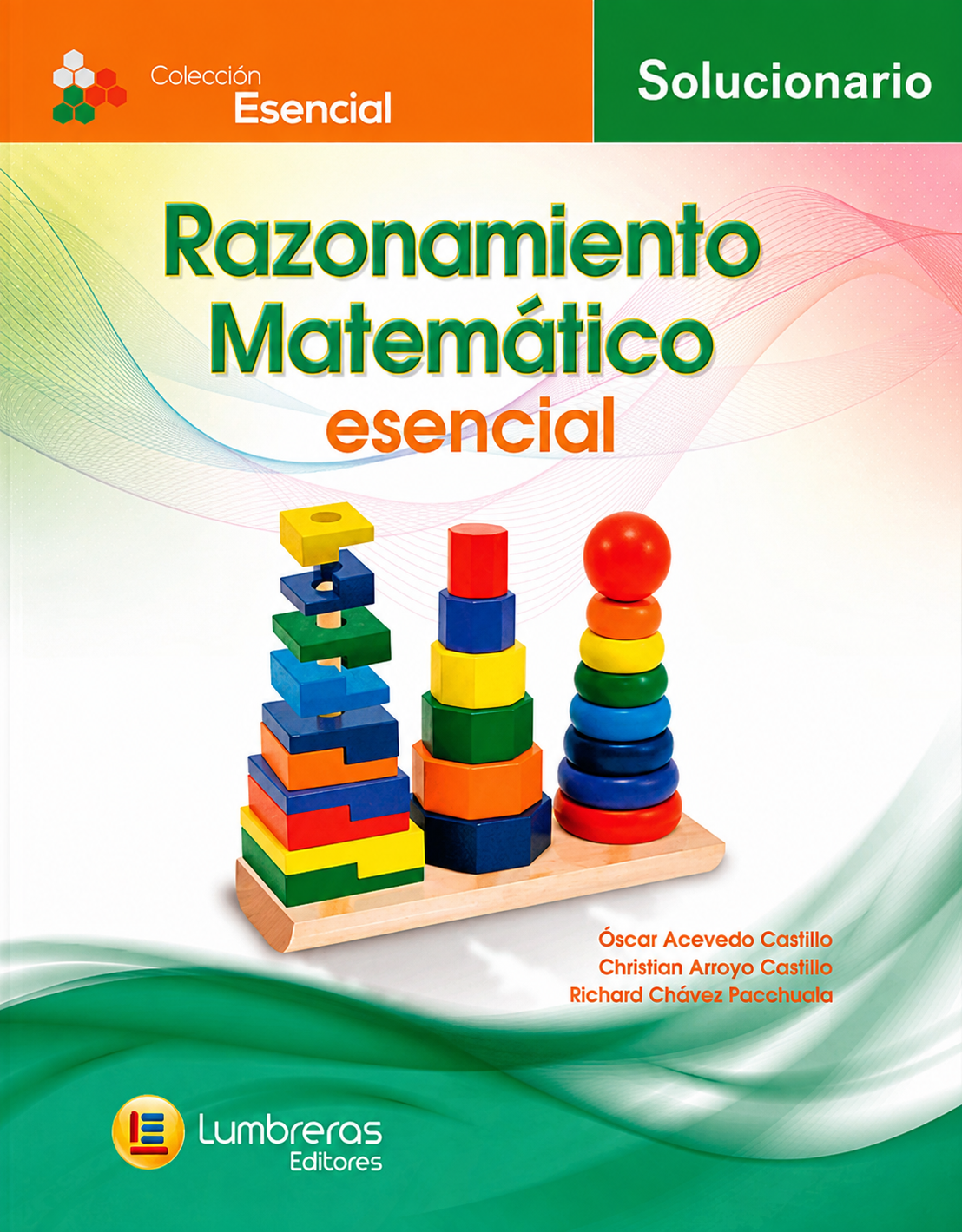 Portada del solucionario de Razonamiento Matemático esencial