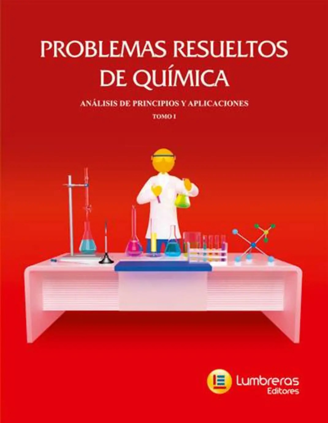 Portada del libro Problemas resueltos de Química, volumen I