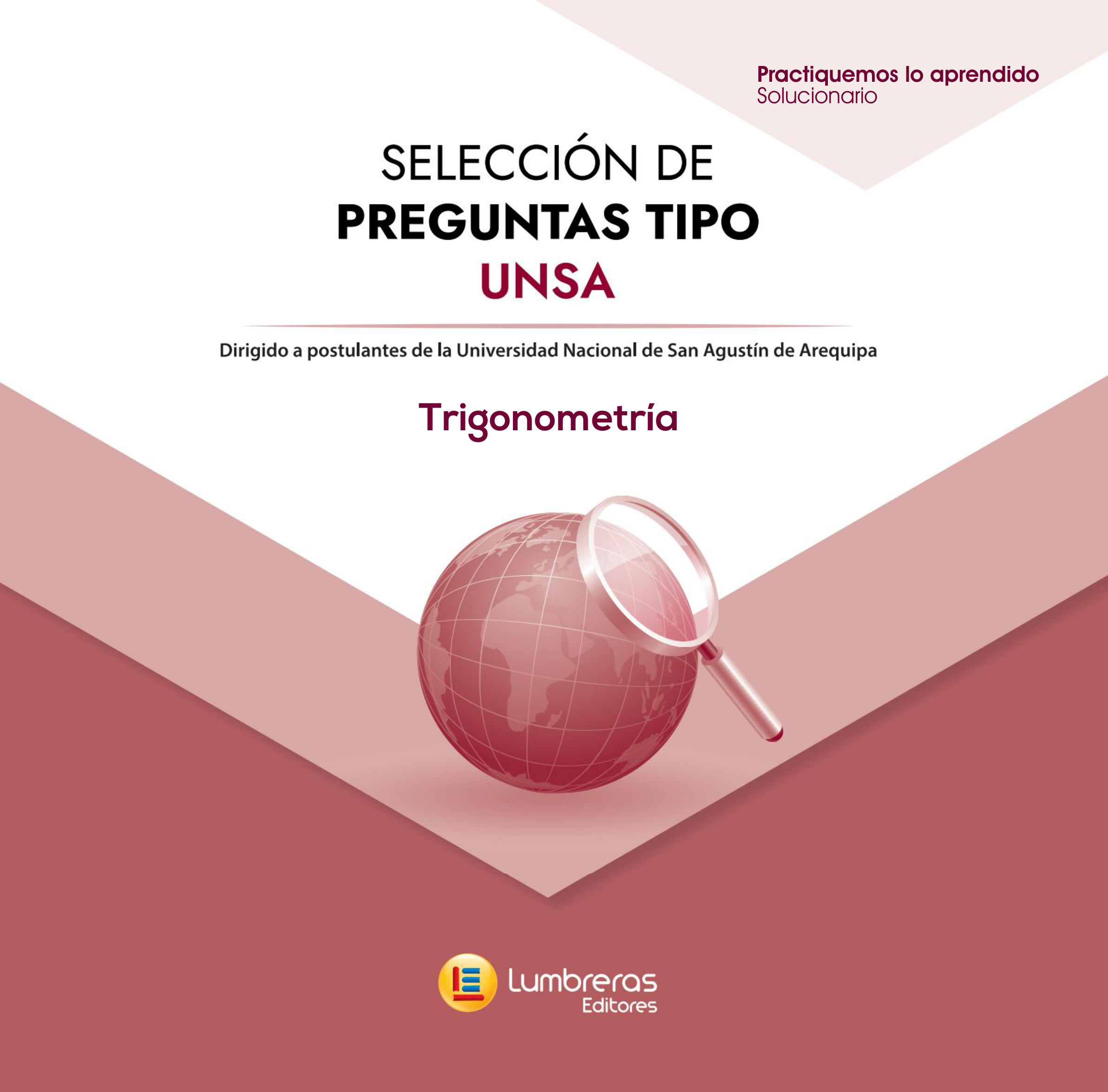 Portada del solucionario UNSA de Trigonometría