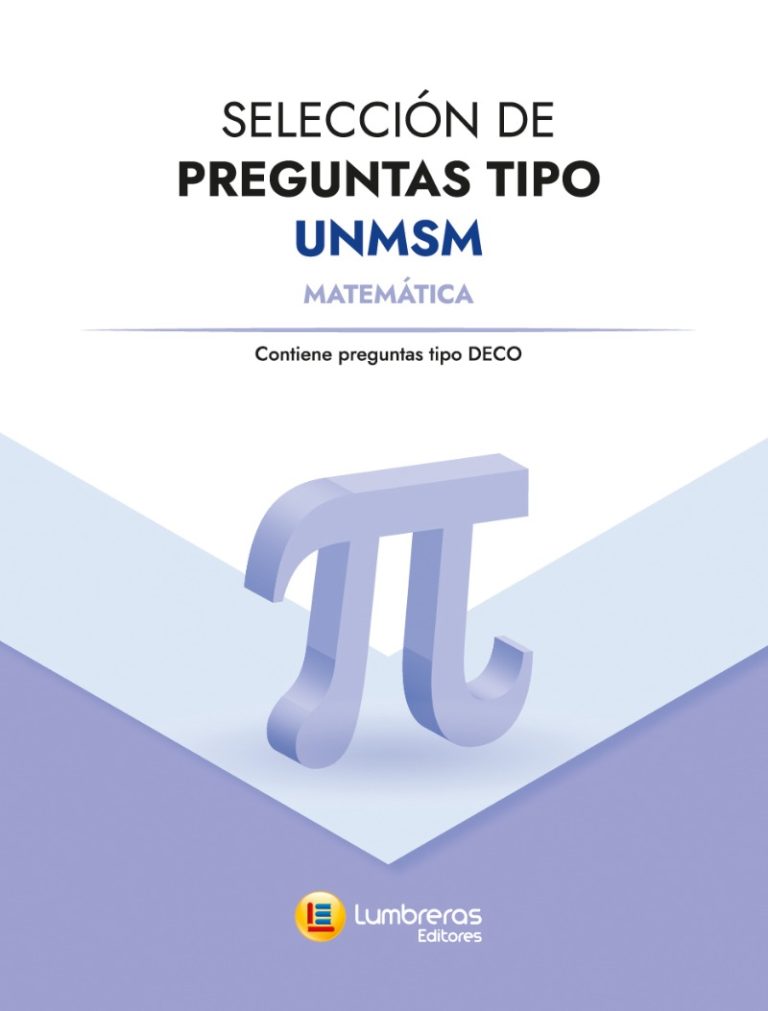 Portada de Tipo UNMSM Matemáticas