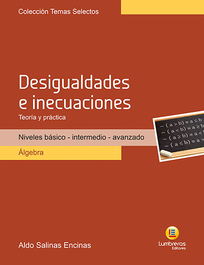 Portada del libro Desigualdades e inecuaciones de Álgebra