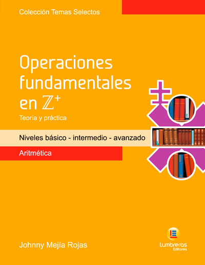 Portada del libro Operaciones fundamentales en Z positivo de Aritmética