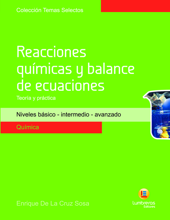 Portada de Reacciones químicas y balance de ecuaciones