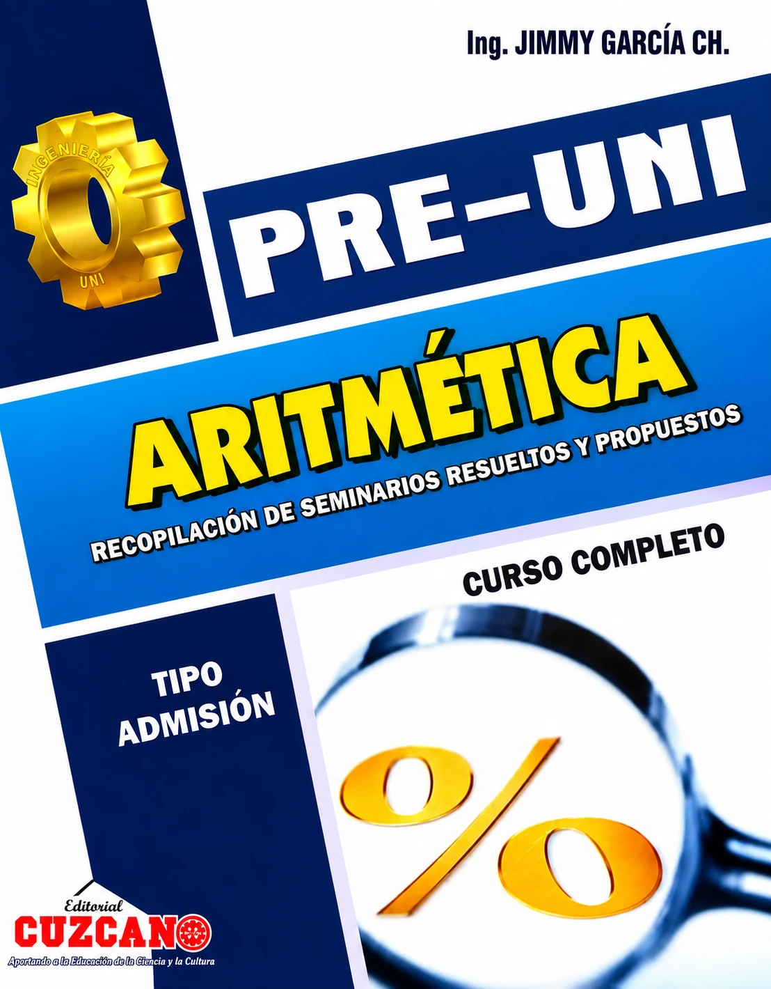 Portada de Aritmética PREUNI Tipo Admisión