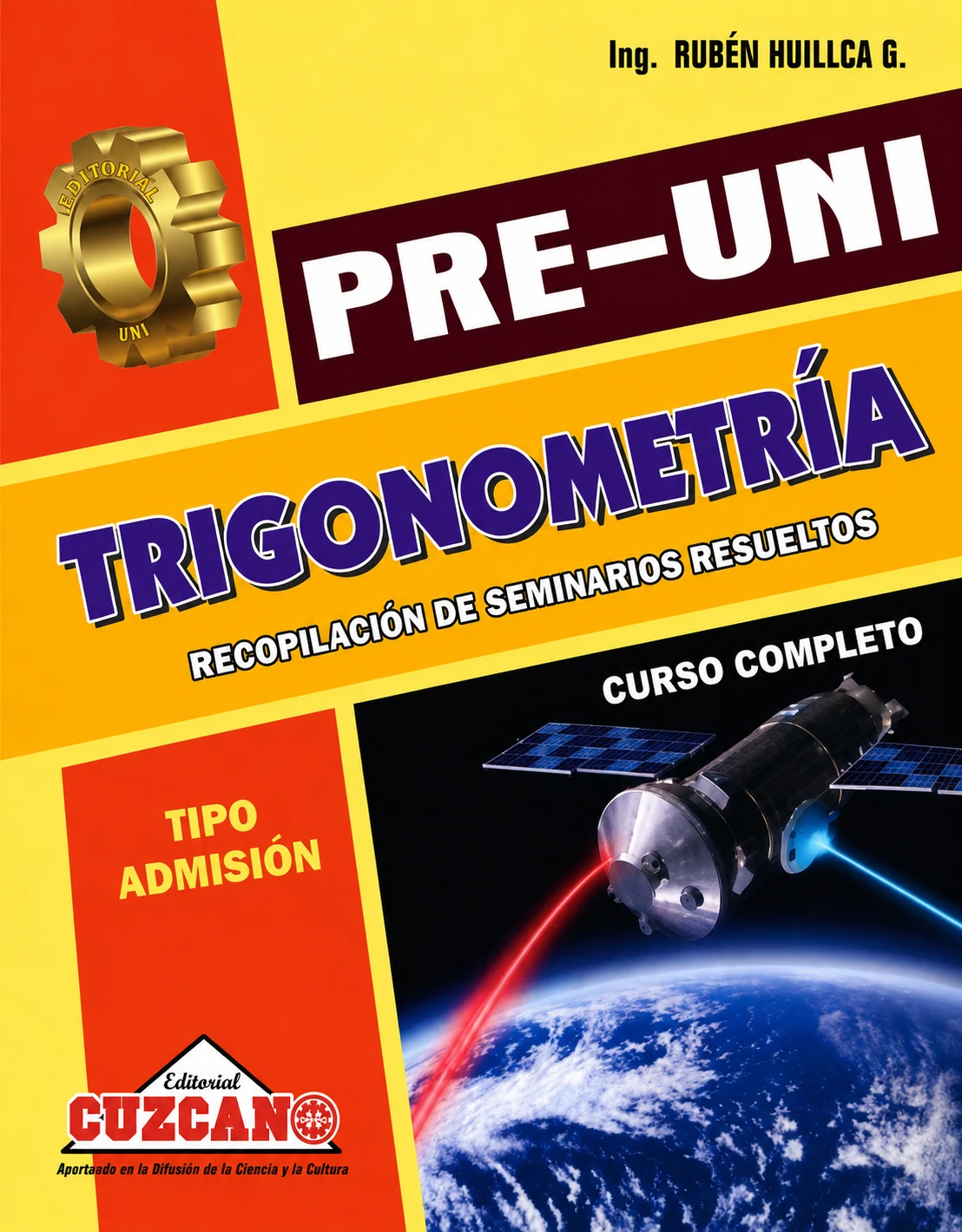Portada de Trigonometría PREUNI Tipo Admisión